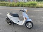 スズキ レッツ４パレット　４サイクル　ＦＩ車　メットイン　ライトブルーの画像（愛知県