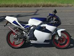 ヤマハ　ＴＺＲ５０Ｒ　社外チャンバー　５０Ｒセル付き　フルカウル　２ストローク　スポーツレプリカ