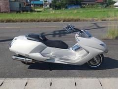 ヤマハ　マグザム　ＦＩ車　ＳＧ１７Ｊ　社外マフラー　ハンドル改　ローダウン　メッキパーツ多数　ホワイト