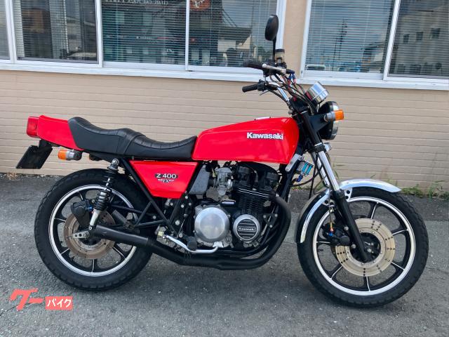 Ｚ４００ＦＸ　モリワキマフラー　Ｗディスク仕様　レッド