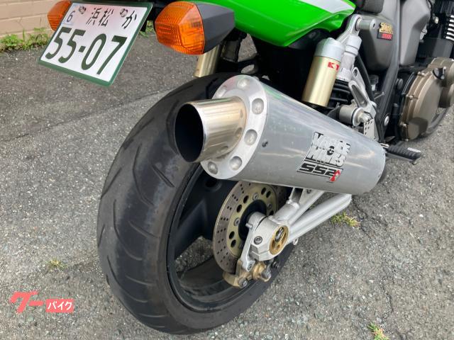 カワサキ ZRX1200R 逆車 フルパワー マフラー グリーン｜モト