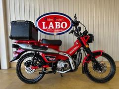 ホンダ　ＣＴ１２５ハンターカブ　ＨＡＲＤＷＯＲＸボックス　Ｋ−ＳＰＥＥＤエンジンガード　Ｇクラシフトガイド　オフタイヤ　ゲル埋込　電源