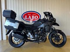 スズキ　Ｖ−ストローム２５０　ＥＴＣ　純正パニアケースフルセット　大型ウインドシールド　大型エンジンガード