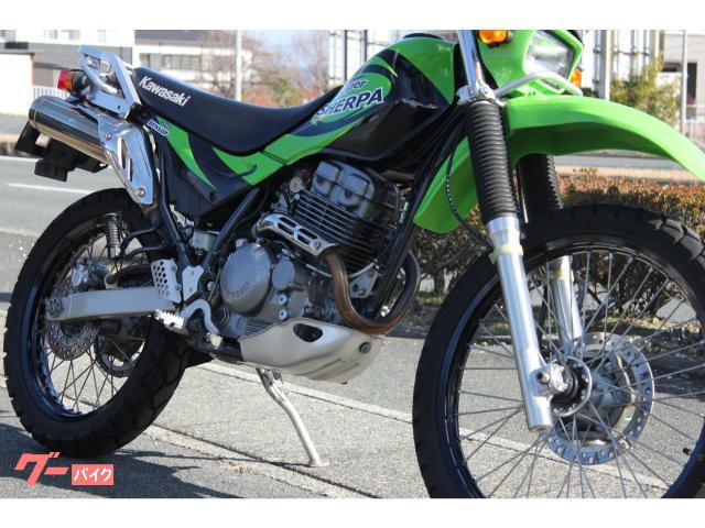 カワサキ スーパーシェルパ 純正キャリア バッグサポート スタックバー