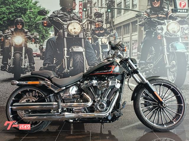 ＦＸＢＲ　ソフテイル　ブレイクアウト１１７　トライジャサイドナンバー　純正スイングアームバッグ　ボールジョイント　メーカー保証残有