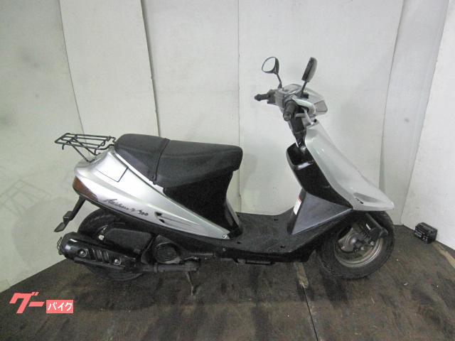 アドレスＶ１００　銀　シャッタータイプ　新品バッテリー