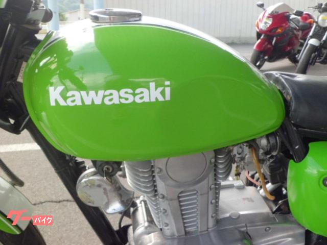 エストレヤ タンク 緑 カワサキ 純正 中古 バイク 部品 BJ250A 自家
