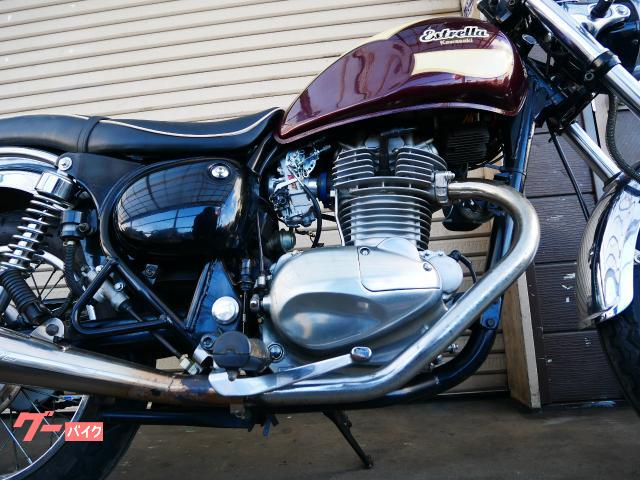 カワサキ エストレヤRS FCRキャブメガホンマフラー｜バイク
