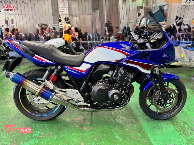 ＣＢ４００Ｓｕｐｅｒ　ボルドール　ＶＴＥＣ　Ｒｅｖｏ　Ｅパッケージ　社外マフラー　　ＥＴＣ　エンジンガード