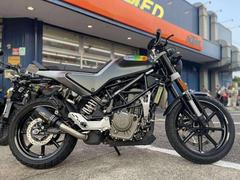 ＨＵＳＱＶＡＲＮＡ　スヴァルトピレン２５０　バーエンドミラー　社外マフラー　ＵＳＢ