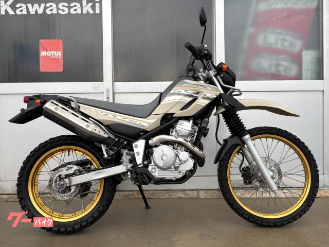 セロー２５０　インジェクション　ベージュ　２０１４　グリップヒーター付　チェーン新品　スペアキー有