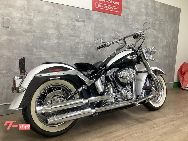 Harley-Davidson ソフテイルデラックス　タンクフェンダー3点セット FLSTN1340 リアフェンダー 緑 ハーレー 純正 中古 バイク 部品