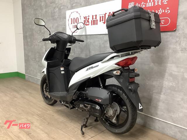 スズキ アドレス110 2016年モデル リアボックス｜バイク王