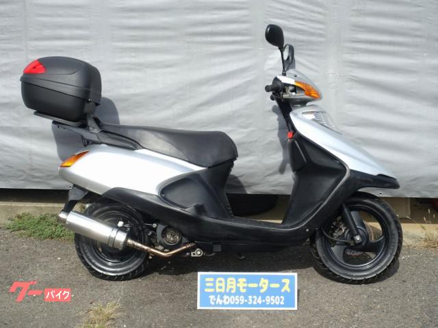 スペイシー１００　社外マフラー　リアボックス