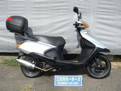 ホンダ　スペイシー１００　社外マフラー　リアボックス