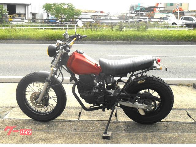 ヤマハ TW200E ダウンマフラー フラットシート｜Custom