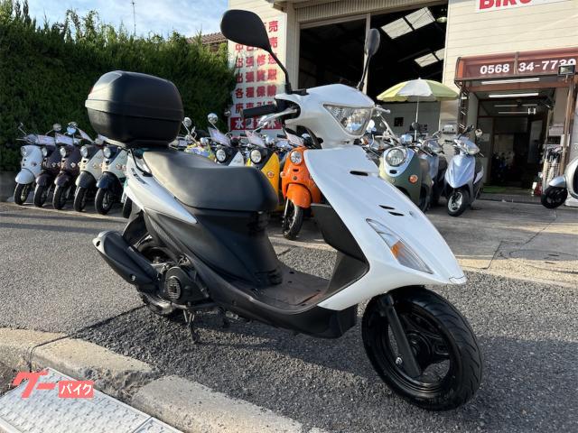 スズキ アドレスＶ１２５Ｓ インジェクション シャッターキー ＧＩＶＩリアＢＯＸ付 ガラス系コーティング済｜バイクネットワーク春日井｜新車・中古 バイクなら【グーバイク】