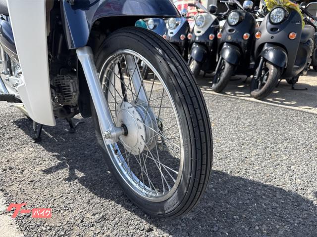 ホンダ スーパーカブ50 インジェクション Fタイヤ新品 カゴ付き