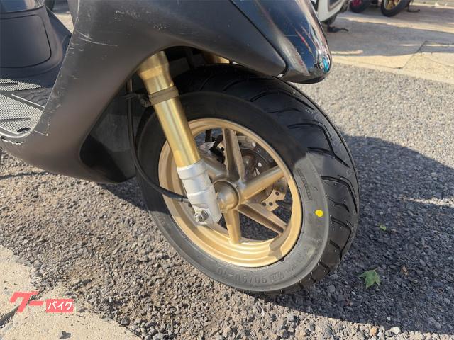 ホンダ ライブDio ZX 2スト Fタイヤ新品 3型 シャッターキー