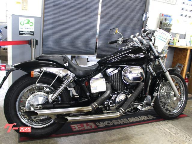 ホンダ シャドウスラッシャー キャブ車 スラッシュカットマフラー