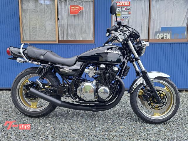 カワサキ ゼファー750国内物 ドレミ外装 Z2黒豆仕様 フレーム塗装