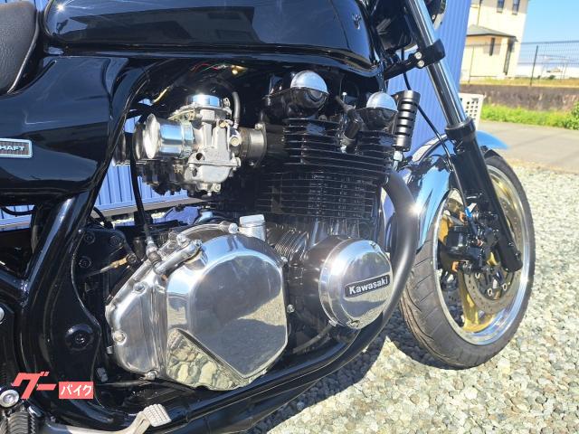 カワサキ ゼファー750国内物 ドレミ外装 Z2黒豆仕様 フレーム塗装