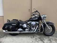 ＨＡＲＬＥＹ−ＤＡＶＩＤＳＯＮ　ＦＬＳＴＮ　ソフテイルデラックス　フィッシュテールマフラー　インジェクションチューニング済　ブリジストンタイヤ　ワンオーナー