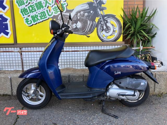 ホンダ トゥデイ AF61 紺色 実働 動画あり 大阪 原付スクーター「today