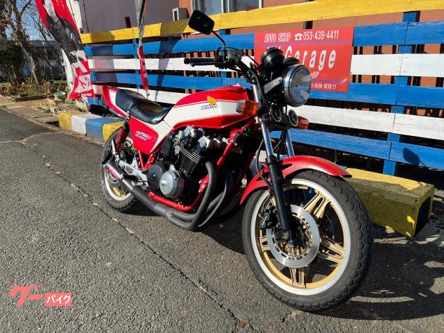 ホンダ ＣＢ７５０Ｆ 社外マフラー キャブ車 レッドホワイト｜ＹＹ 