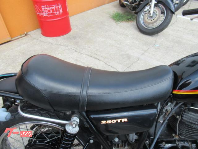 250tr 純正タンク 艶消しブラック カワサキ 250TR 空冷エンジン ガラス系コーティング施工済
