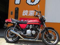 カワサキ　Ｚ５５０ＦＸ　ＫＺ５５０Ｂ　車検Ｒ９／５　社外マフラー　社外ハンドル　車検付き　ガラス系コーティング施工済