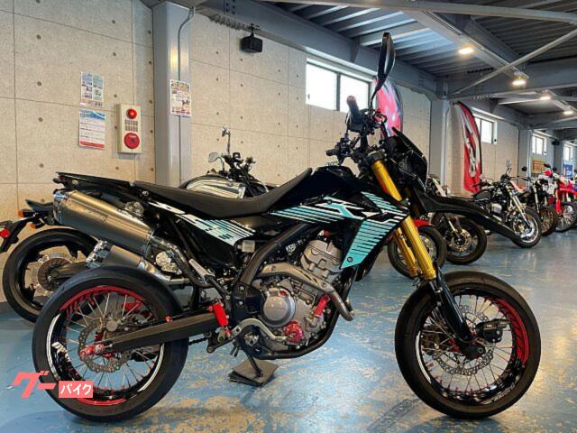 ＣＲＦ２５０Ｍ　ＥＴＣ・グリップヒーター　リアワイドタイヤ　ＺＥＴＡホイール換装　モリワキサイレンサー他
