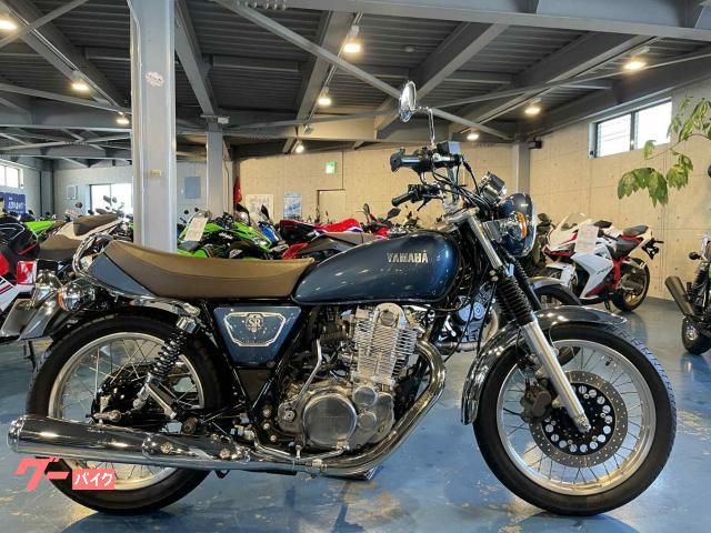 SR400 SP忠男パワーボックス ブレーキホース強化 ノーマルルック