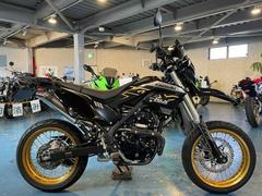 カワサキ　ＫＬＸ２３０ＳＭ　ＳＰ忠男フルエキマフラー　リアキャリア装備