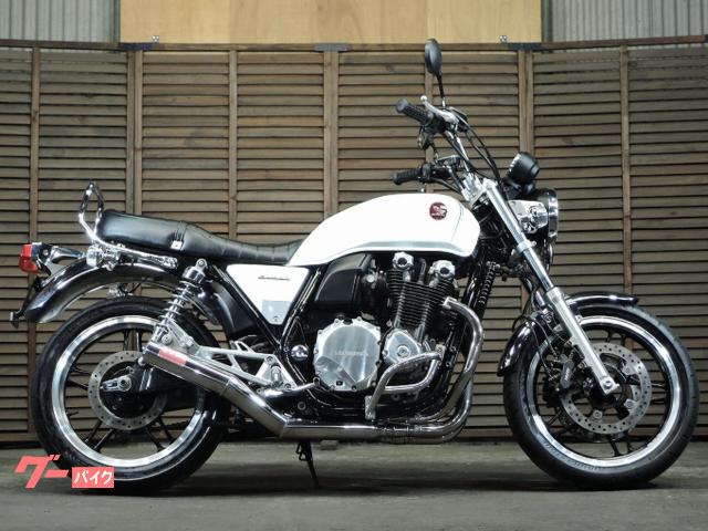 ホンダ ＣＢ１１００ モリワキメッキショート管 ロングタンデムバー タックロールシート エンジンガード ハンドル ウインカー  ＡＢＳ｜川北商会｜新車・中古バイクなら【グーバイク】