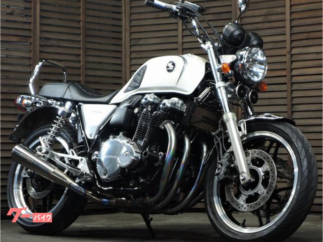 ＣＢ１１００　モリワキチタン２本出しフルエキ　ハンドル　ロングタンデムバー　スライダー　ＡＢＳ