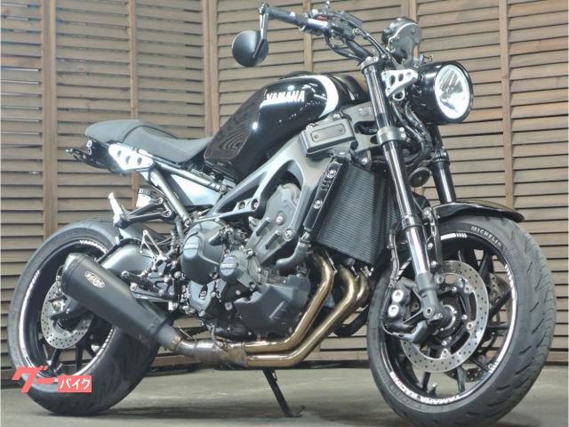 ＸＳＲ９００　ＳＨＡＲＫフルエキ　ＢａｂｙＦａｃｅステップ　ＥＺシフター　ミニウインカー　フェンダーレス　エンジンプロテクター