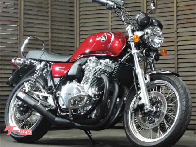 ＣＢ１１００ＥＸ　ヨシムラショート管　アップハンドル　ロングタンデムバー　エンジンガード