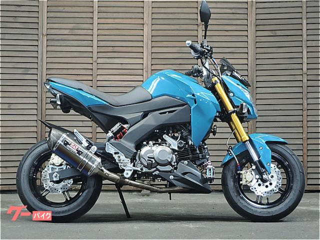 カワサキ Z125PRO ヨシムラマフラー OVERステップ タケガワ