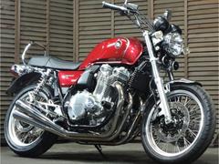 ホンダ　ＣＢ１１００ＥＸ　モリワキ４本出しフルエキ　ロングタンデムバー　ヨーロピアンウインカー　アップハン　ＡＢＳ　ＥＴＣ