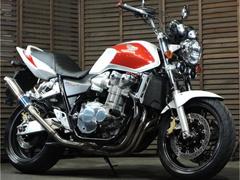 ホンダ　ＣＢ１３００Ｓｕｐｅｒ　Ｆｏｕｒ　社外スリップオンサイレンサー　アップハン　アンコ抜きタックロールシート　スライダー