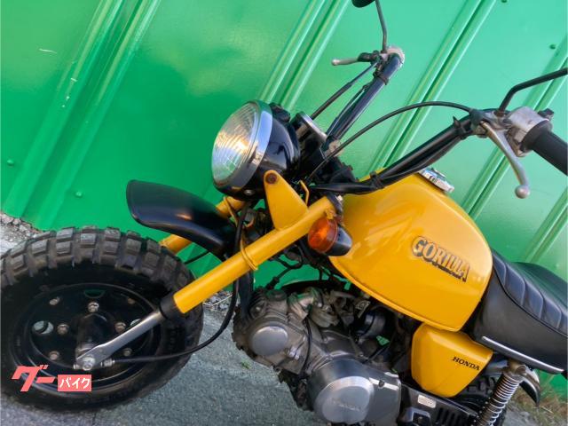 ホンダ ゴリラ 4スト AB27 黄色 12V チェーン新品 バッテリー