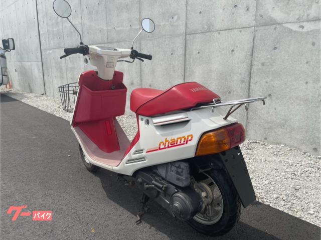 ヤマハ チャンプ 54V 白赤色 2スト リアタイヤ新品 純正オプション