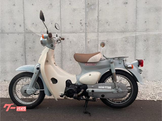 ホンダ リトルカブ AA01 FI 4スト 4速 セル付 水色 バッテリー