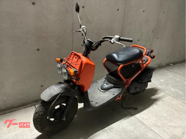 ホンダ　ズーマー　４ＳＴ　キャブ車　オレンジ色　バッテリー新品　収納ネット