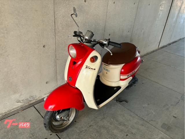 ヤマハ　ビーノスポーツ　５ＡＵ　２スト　キャブ車　赤白　バッテリー新品
