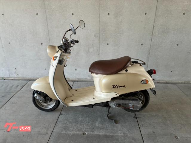 お自宅まで配送可能　整備済み　すぐ乗れます　YAMAHA ビーノ　クリーム　新品U字ロック付き ビーノ | YSP熊本