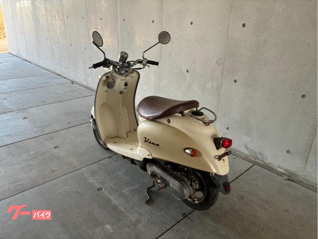 ヤマハ ビーノ 2スト キャブ車 5AU クリーム色 バッテリー新品