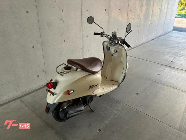 ヤマハ ビーノ 2スト キャブ車 5AU クリーム色 バッテリー新品