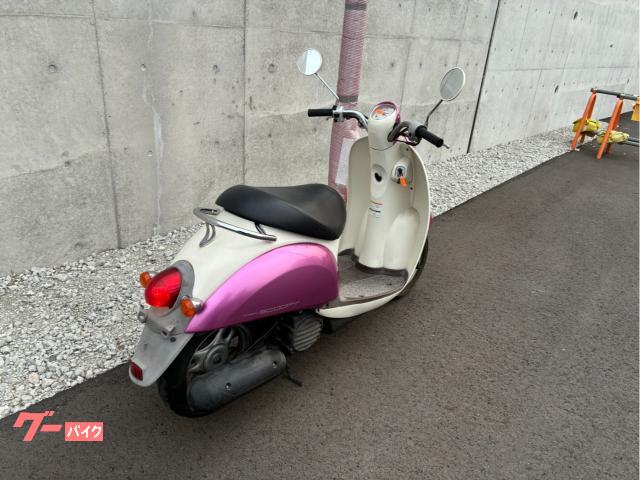 値下げ！AF55HONDAクレアスクーピー整備済みセル一発始動売切り！　キャブ車の最終型です。　ガンメタ ホンダ クレアスクーピー 4スト キャブ車 AF55 ピンク色